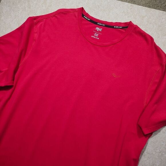 Everlast Men's Red Short Sleeve Shirt #6 - Picture 1 of 6